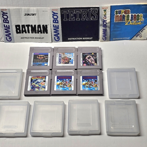 Nintendo Other - Lot Of 6 Nintendo Game Boy Games W/Clear Protectant Covers Untested "READ".